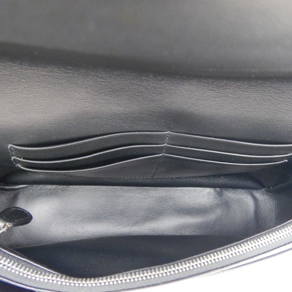 Balenciaga Everyday Chain Wallet Calf Black Crossbody - Picture 7 of 9